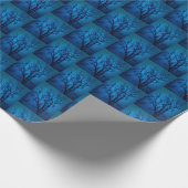 Thru das Glas, schüttelt Baum Abstraktes Muster Geschenkpapier (Ecke)