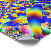 Thru Space wirbeln Poster (Ecke)