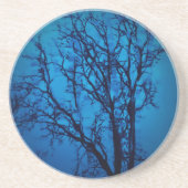 Thru The Glass, schmiedeen Tree Abstrakte Kunst Getränkeuntersetzer (Vorne)