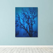 Thru The Glass, schmiedeen Tree Abstrakte Kunst Leinwanddruck (Insitu (Holzboden))