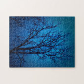 Thru The Glass Weeping Tree Abstrakte Landschaft K Puzzle (Horizontal)