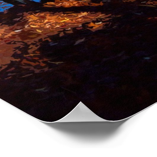 Thru Trees Poster (Ecke)