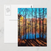 Thru Trees Postkarte (Vorne/Hinten)