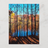 Thru Trees Postkarte (Vorderseite)