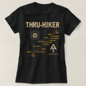 Thruh Hiker Appalachian Trail Hiking  T-Shirt (Design vorne)