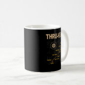 Thruh Hiker Appalachian Trail Wandern Kaffeetasse (VorderseiteRechts)