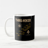 Thruh Hiker Appalachian Trail Wandern Kaffeetasse (Links)