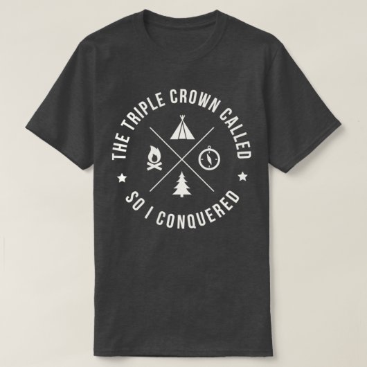 ThruHiker Triple Crown PCT AT CDT T-Shirt (Design vorne)