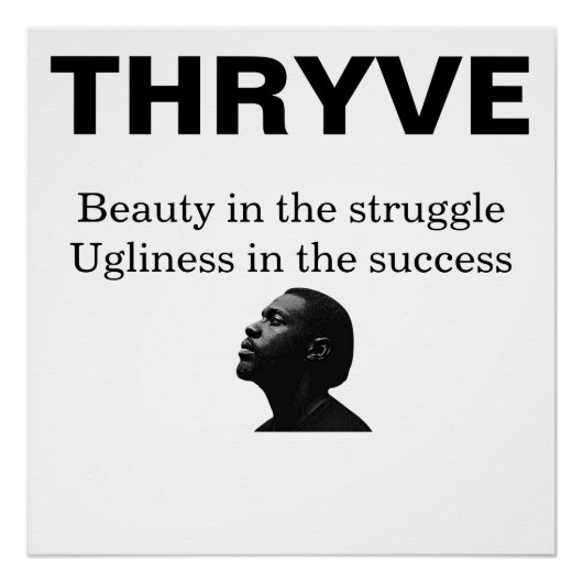 THRYVE ABOVE POSTER (Vorderseite)