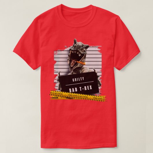 Thug Dinosaur T-Shirt (Design vorne)