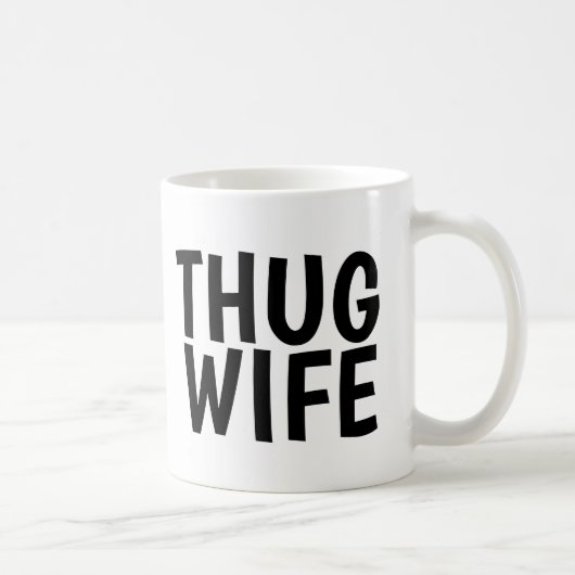 THUG EHEFRAU KAFFEE MUGS KAFFEETASSE (Rechts)
