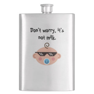 Thug-Leben Babyflasche Flachmann