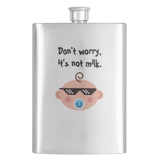 Thug life baby flask flachmann (Vorderseite)