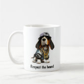 Thug Life Basset Hound Kaffeetasse (Links)