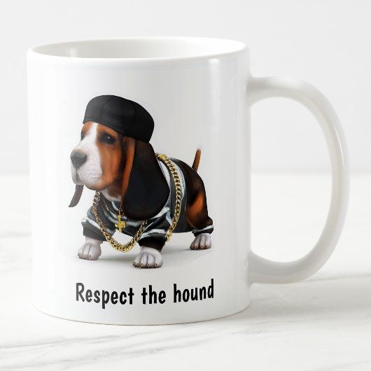 Thug Life Basset Hound Kaffeetasse