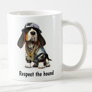 Thug Life Basset Hound Kaffeetasse