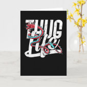 Thug Life Dragon Karte (Gelbe Blume)