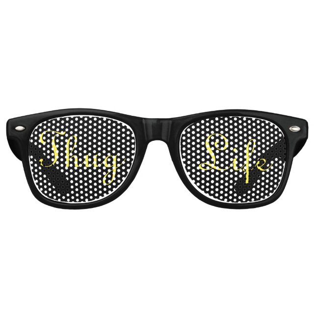 Thug Life Shades Partybrille (Vorderseite)