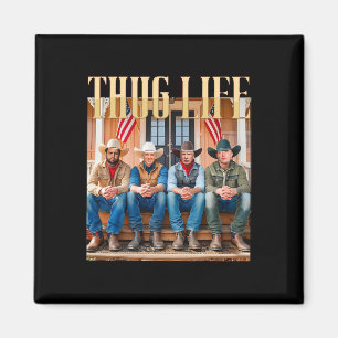 Thug Life Trump Vance Kennedy Elon 1 Magnet