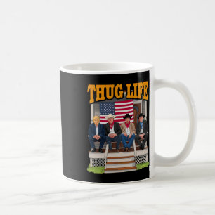 Thug Life Trump Vance Kennedy Elon Shirt Kaffeetasse
