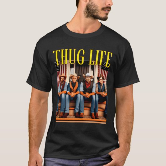 Thug Life Trump Vance Kennedy Elon T-Shirt (Vorderseite)