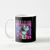 Thug Lizard Funny Weirdcore Animal Lizard L Kaffeetasse (Links)