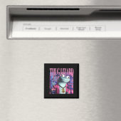 Thug Lizard Funny Weirdcore Animal Lizard L Magnet (In Situ (Geschirrspüler))