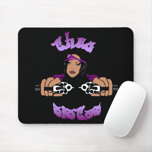 Thug Sistas Mousepad (Mit Mouse)