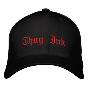 Thug-Tinte-Logo-Cap Bestickte Kappe