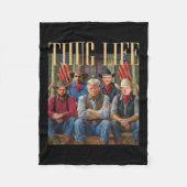 Thug Trump Vance Kennedy Elon für Life Graphic Fleecedecke (Vorderseite)