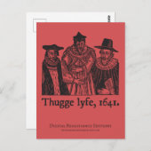 Thugge Lyfe Postcard Postkarte (Vorne/Hinten)