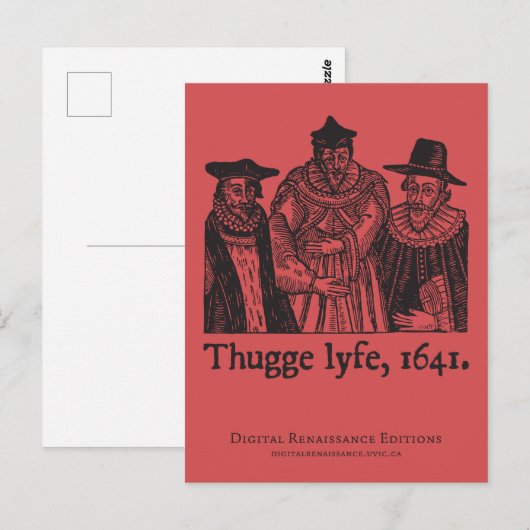 Thugge Lyfe Postcard Postkarte (Vorne/Hinten)