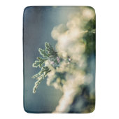 Thuja Winter Ice Crystals Badematte (Vorderseite Vertikal)