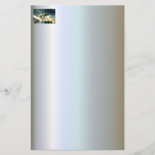 Thuja Winter Ice Crystals Briefpapier