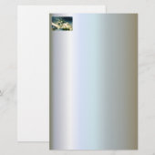 Thuja Winter Ice Crystals Briefpapier (Vorne/Hinten)