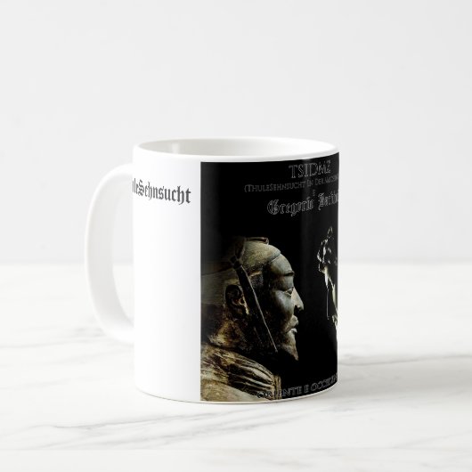 ThuleSehnsucht and Gregorio Bardini Black Mug Kaffeetasse (Vorderseite Links)