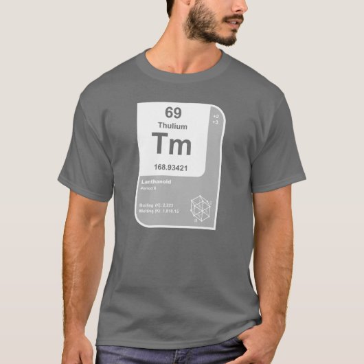 Thulium (Tm) T-Shirt (Vorderseite)