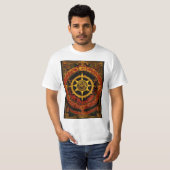 Thulsa Doom Schlange Logo Schlange Schlange Sonnen T-Shirt (Vorne ganz)