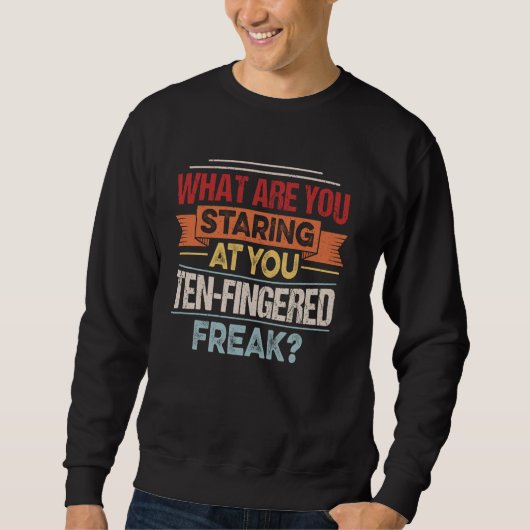 Thumb Amputation Zitat für eine Fingeramputation s Sweatshirt (Vorderseite)