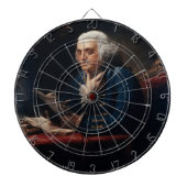 Thumb Portrait, Benjamin Franklin Gründungsvater Dartscheibe (vorne)