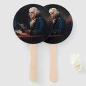 Thumb Portrait, Benjamin Franklin Gründungsvater Fächer (Vorne und Hinten)