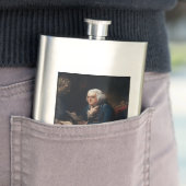 Thumb Portrait, Benjamin Franklin Gründungsvater Flachmann (Beispiel)