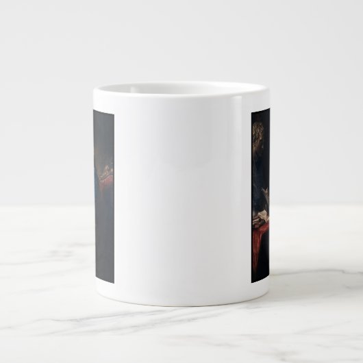 Thumb Portrait, Benjamin Franklin Gründungsvater Jumbo-Tasse (Vorderseite)