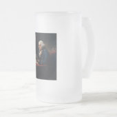 Thumb Portrait, Benjamin Franklin Gründungsvater Mattglas Bierglas (VorderseiteRechts)
