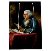 Thumb Portrait, Benjamin Franklin Gründungsvater Mittlere Geschenktüte (Rückseite)