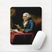 Thumb Portrait, Benjamin Franklin Gründungsvater Mousepad (Mit Mouse)