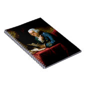 Thumb Portrait, Benjamin Franklin Gründungsvater Notizblock (Rechte Seite)