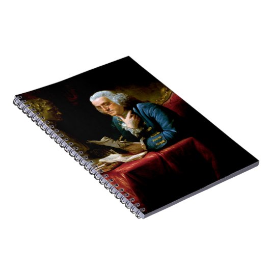 Thumb Portrait, Benjamin Franklin Gründungsvater Notizblock (Rechte Seite)