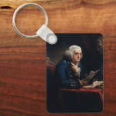 Thumb Portrait, Benjamin Franklin Gründungsvater Schlüsselanhänger (Vorderseite)