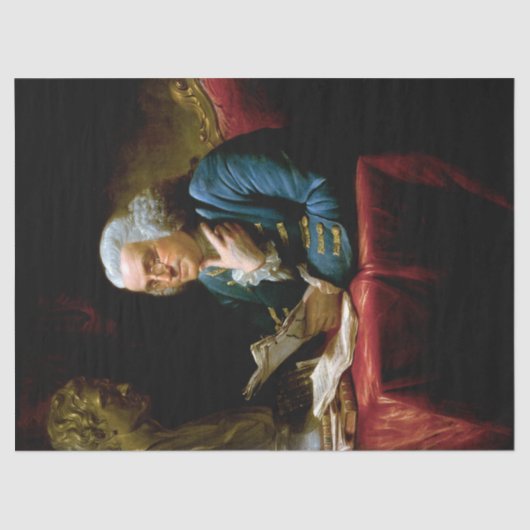 Thumb Portrait, Benjamin Franklin Gründungsvater Seidenpapier (Vorderseite)